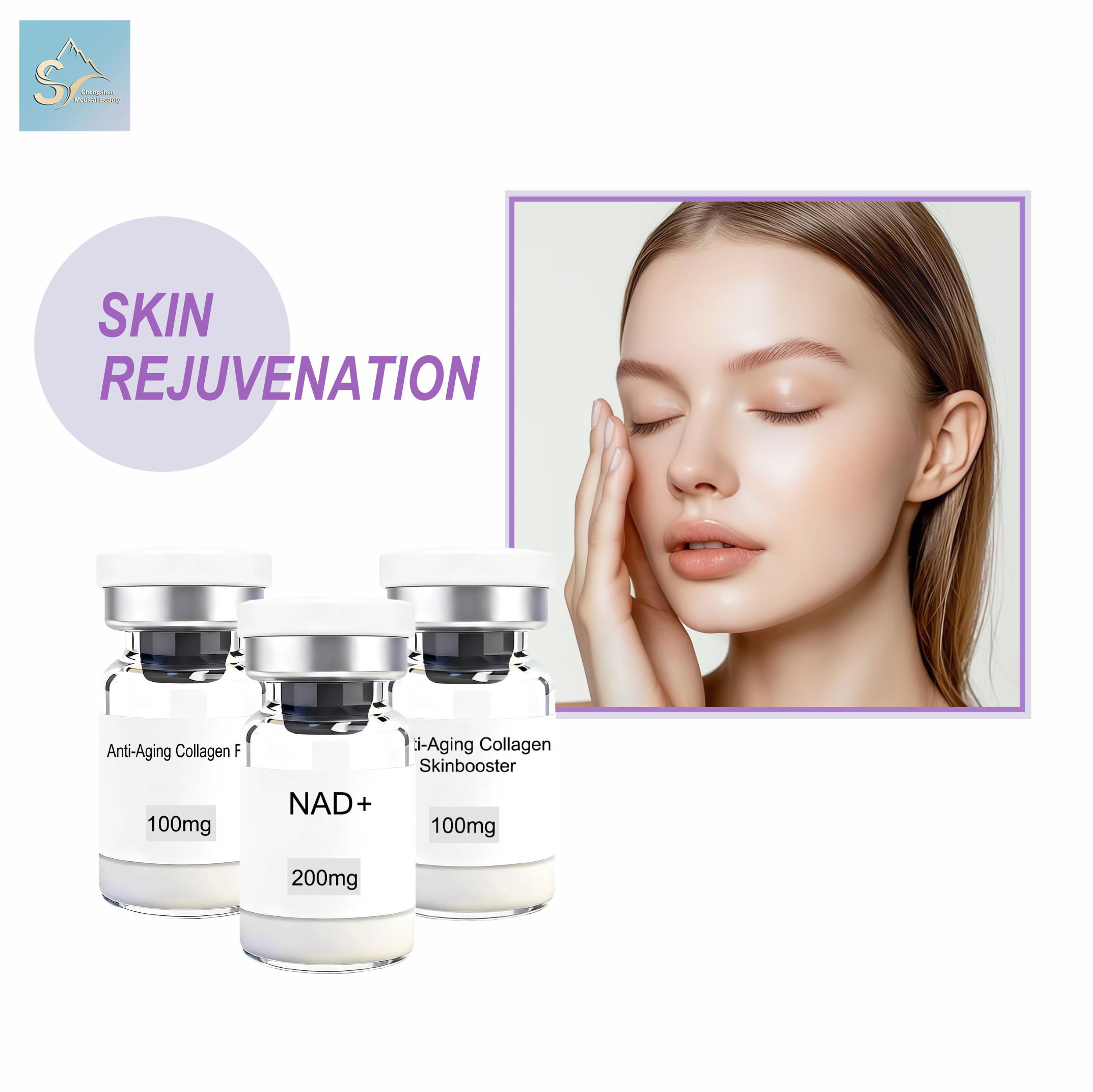 SKIN-REJUVENATION Anti-Aging Lyophilized Powder (Collagen Filler Type) – Professional Injectable for Skin Rejuvenation & Wrinkle Reduction